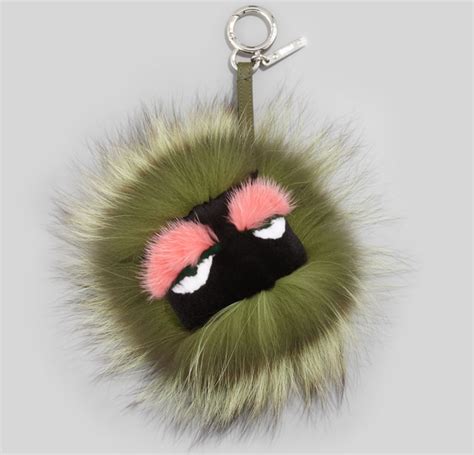 fendi monster charm replica|fendi fur bag charm.